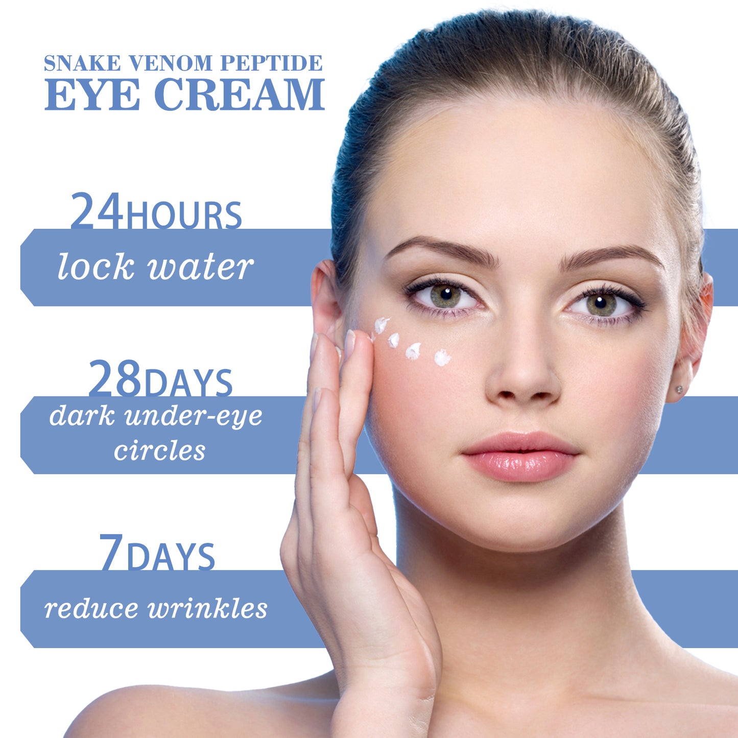 West&Month Snake Venom Peptide Eye Cream Gently Moisturizes Dark Circles And Fine Lines Around The Eyes. It Is An External Moisturizing Eye Cream