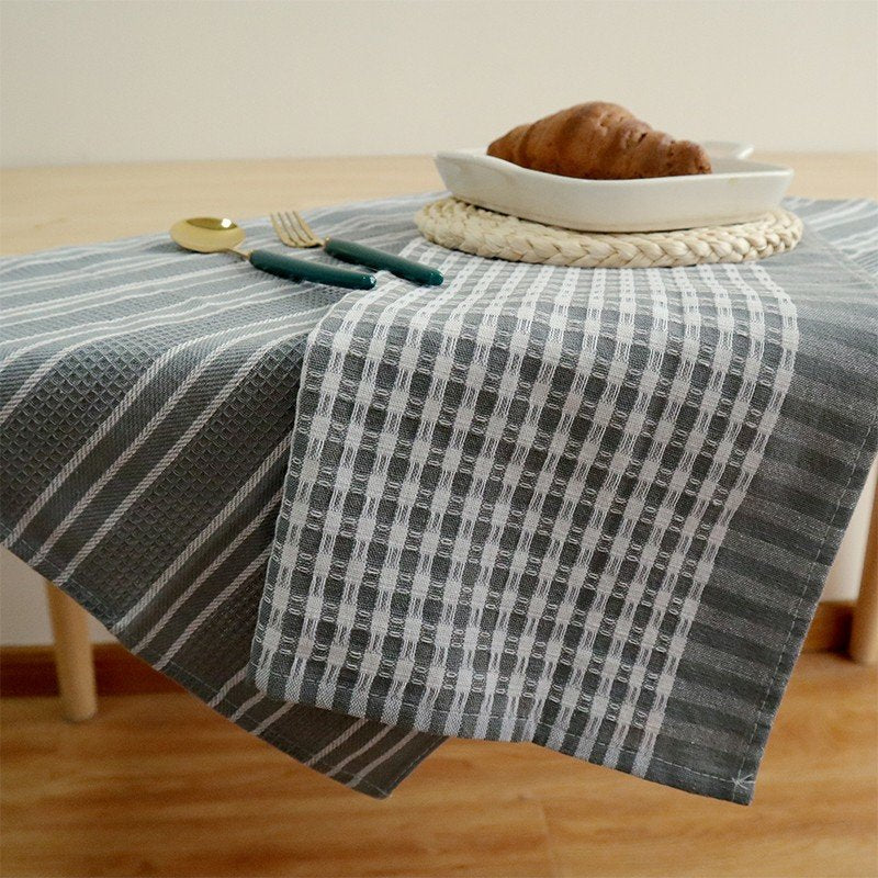 3pcs Kitchen Towels Classic 100% Natural Cotton Tea Towels Dish Cloth Absorbent Lint-Free