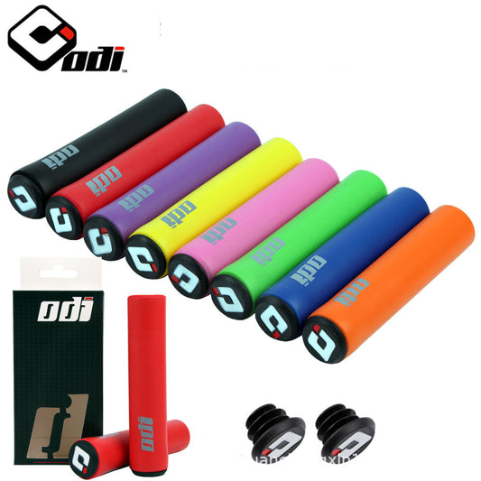 ODI Silicone Handlebars Mountain Road Folding Bicycle Handlebars Ultra-Light Shock-Absorbing Dirt-Resistant Bicycle Handlebars