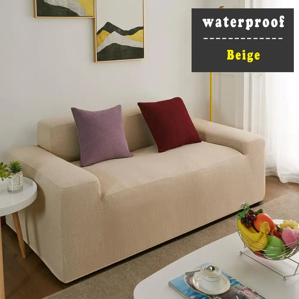 Thickened Waterproof Stretch all-inclusive Sofa Cover European Style Home Fabric Non-slip Combination Sofa Cover