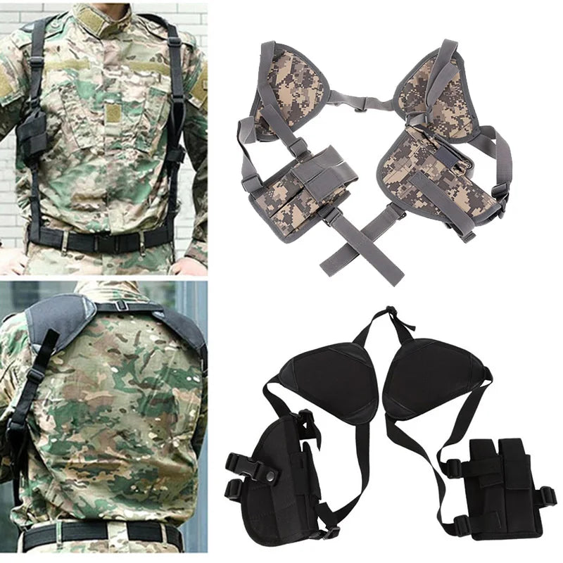 Hotest Left Right Hand Tactical Nylon Gun Holster Universal Pistol Gun Carry Pouch Concealed Shoulder Holster Glock Accessories