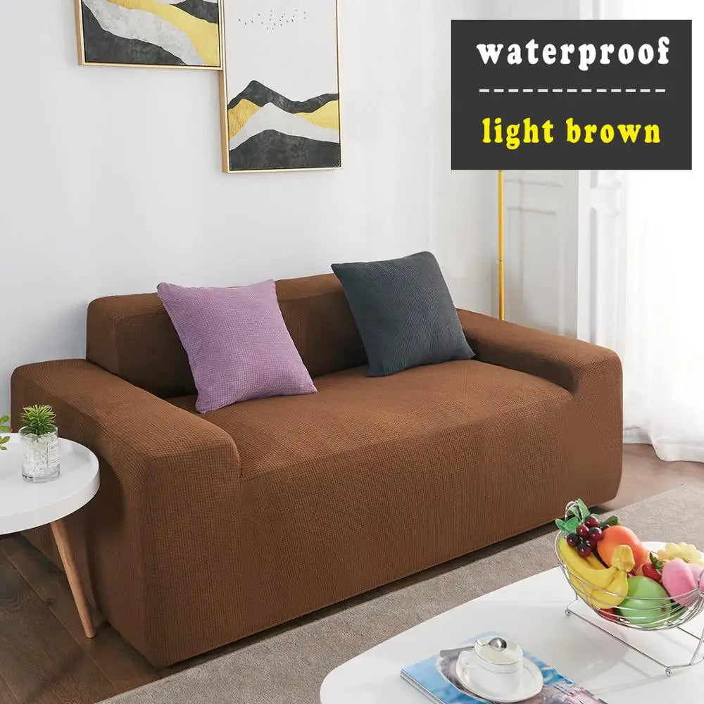 Thickened Waterproof Stretch all-inclusive Sofa Cover European Style Home Fabric Non-slip Combination Sofa Cover
