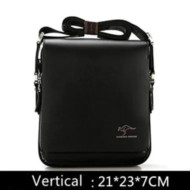 Arrived Brand Kangaroo men's messenger bag Vintage leather shoulder bag Handsome crossbody bag