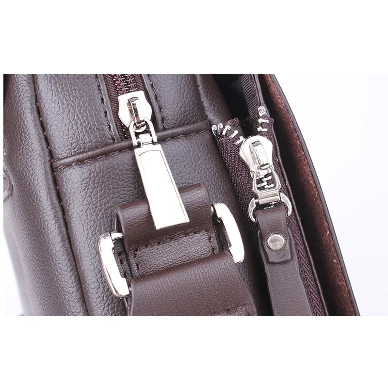 Arrived Brand Kangaroo men's messenger bag Vintage leather shoulder bag Handsome crossbody bag