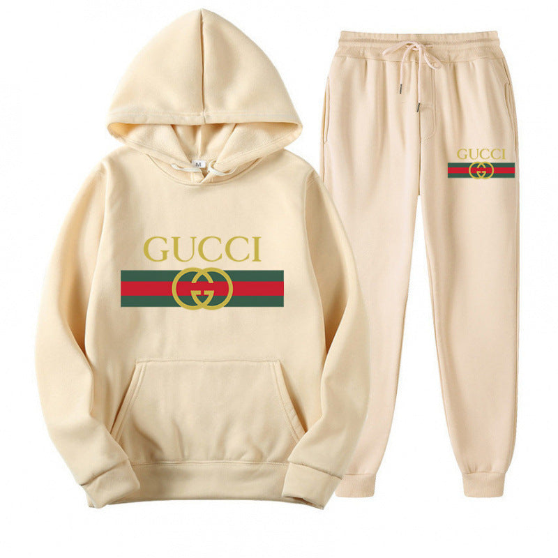 Casual Hooded Sweatshirt Set Men Women Sweatshirt Top and Pants Hoodie Sweatshirt Male Hoodie Sweatshirt