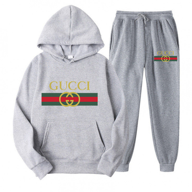 Casual Hooded Sweatshirt Set Men Women Sweatshirt Top and Pants Hoodie Sweatshirt Male Hoodie Sweatshirt