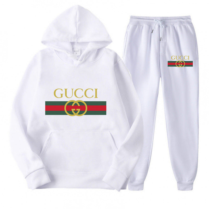 Casual Hooded Sweatshirt Set Men Women Sweatshirt Top and Pants Hoodie Sweatshirt Male Hoodie Sweatshirt