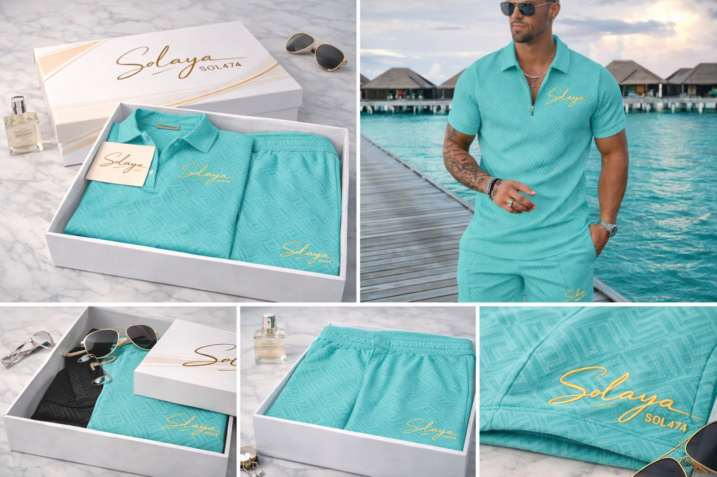 Luxury shortsand T shirts