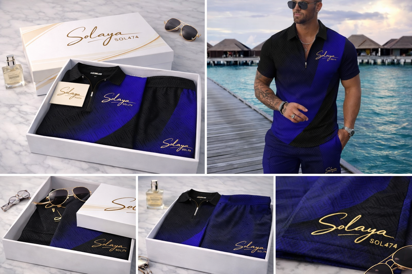 Luxury shorts and T shirts